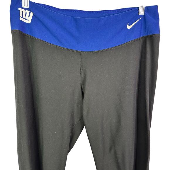 Women’s Nike Dri-Fit New York Giants NFL Running Workout Athletic pants xl - Picture 2 of 6